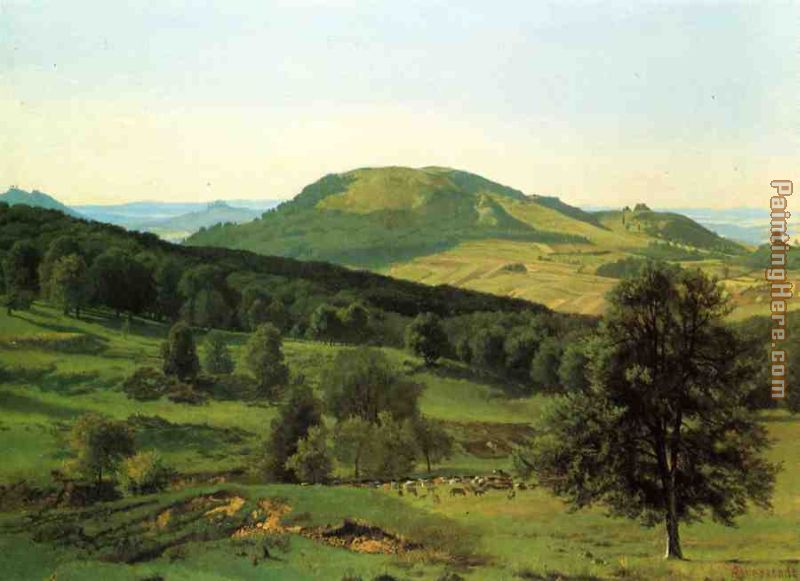 Hill and Dale painting - Albert Bierstadt Hill and Dale art painting